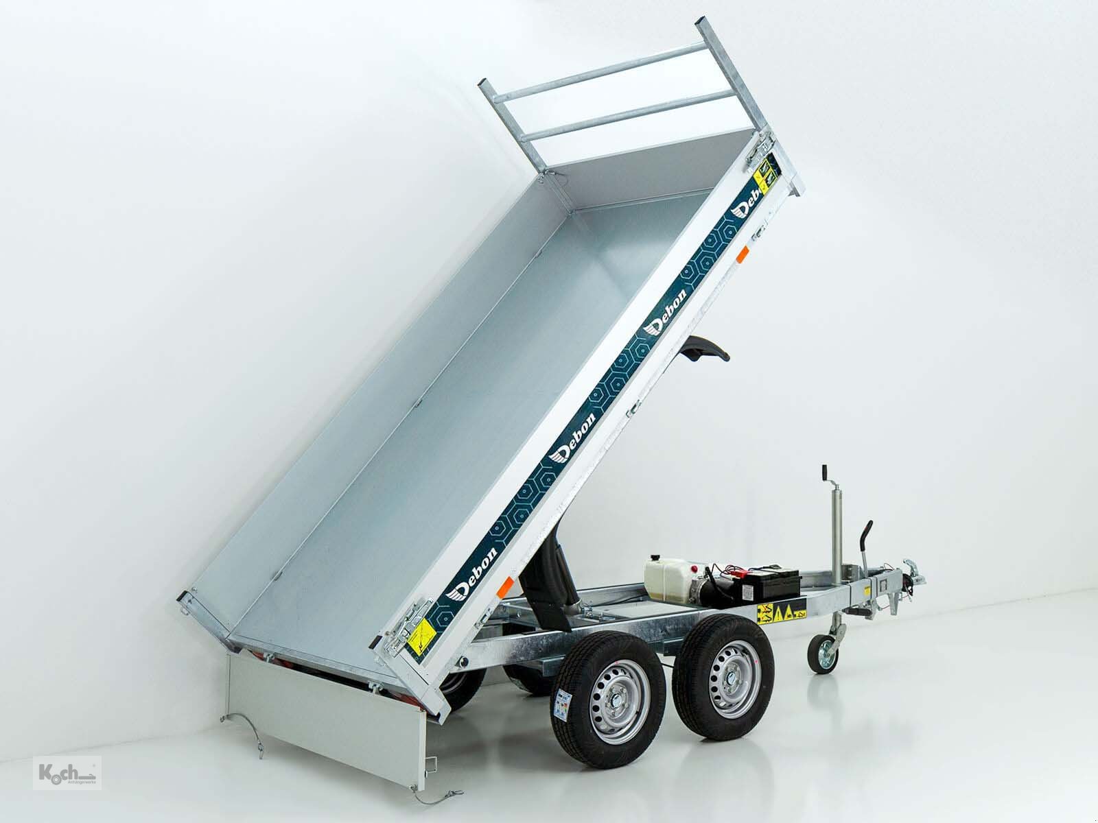 Anhänger typu Sonstige Heckkipper 155x305cm 2,0t|E-Pumpe (Ki12311666So), Neumaschine v Winsen (Luhe) (Obrázek 13)